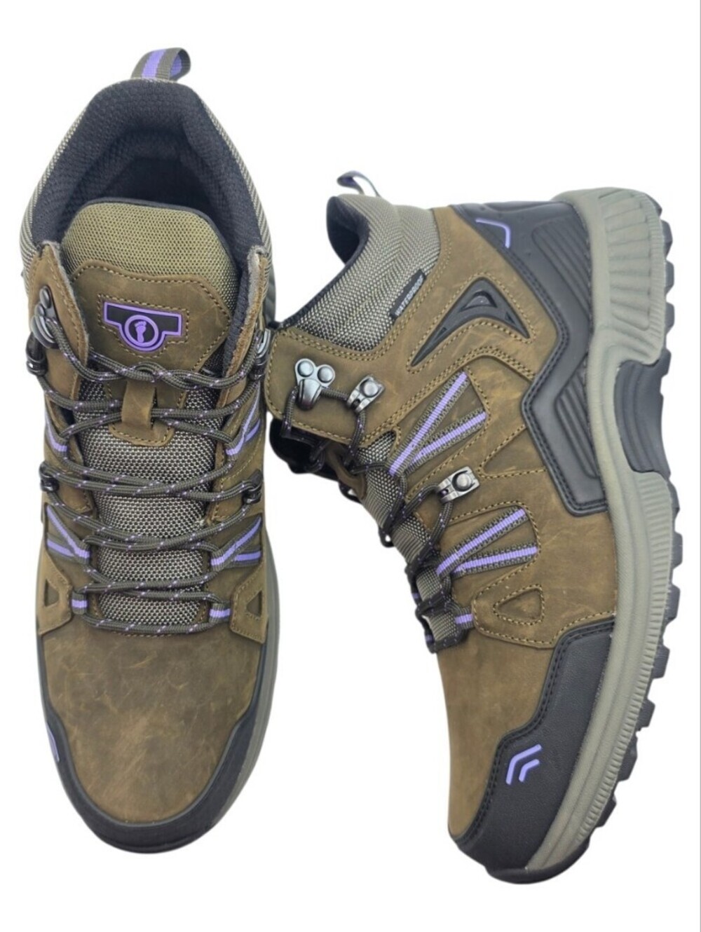 Orthofeet Dakota Women's Waterproof Hiking Boots Olive Brown Size 12 - Picture 5 of 12